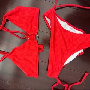 Red Bikini Set